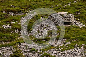 Bunker from 1 world war front side