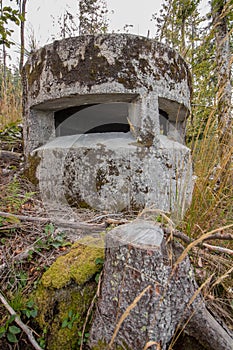 Bunker from 1 world war front side