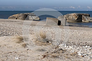 Bunkers on the Beach