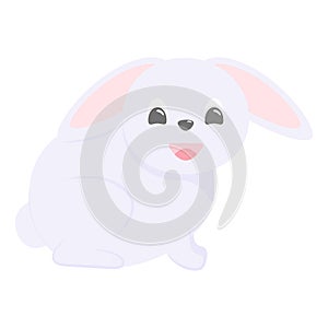 Bunny Cartoon vector illustration Funny rabbit