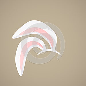 Bunny ears - creative vector art.