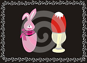 Bunny and Easter Egg