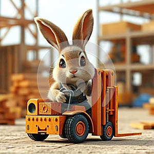 Bunny Forklift Operator photo