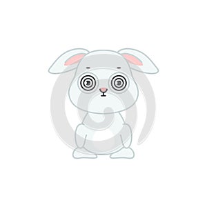 Cute dizzy bunny photo