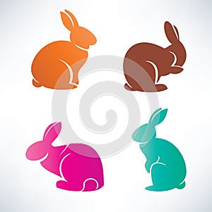 Bunny silhouette collection