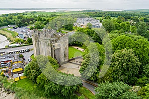 Bunratty Castle, 15th-century tower house in County Clare, located in the center of Bunratty village, between Limerick and Ennis,