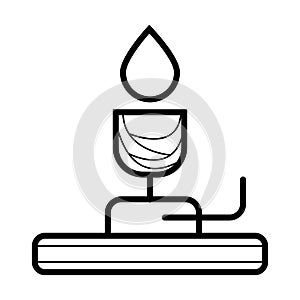 Bunsen Burner Icon