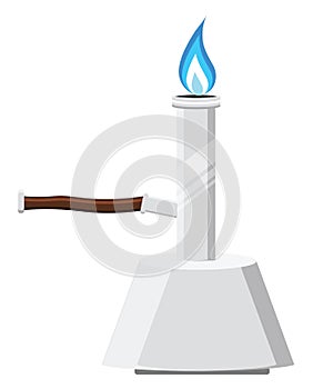 Bunsen burner, icon