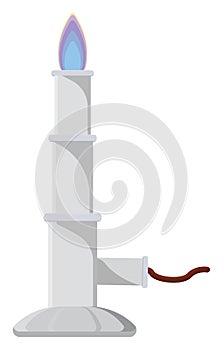 Bunsen burner, icon