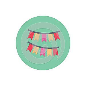 Ice cream vector flat colour icon
