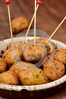 Bunuelos de bacalao, spanish cod fritters