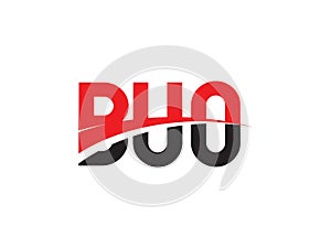BUO Letter Initial Logo Design Vector Illustration photo