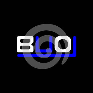 BUO letter logo creative design with vector graphic, BUO photo