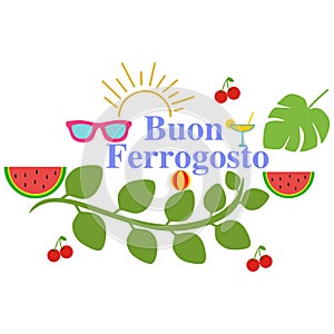Buon Ferrogosto Happy August Festival in Italy