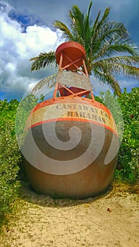 Buoy on Castaway Cay