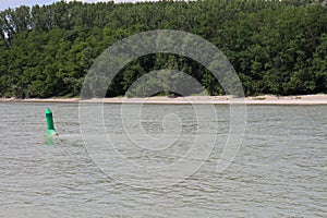 Buoy on Danube river, Bratislava