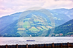 Buoy floated on Zeller See