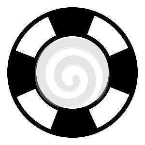 Buoy, Lifesaver Glyph icon