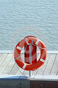 Buoy on sea site