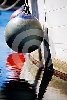 Buoy on side of boat