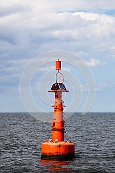 Buoy on the water