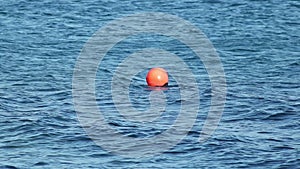 A buoy on waves