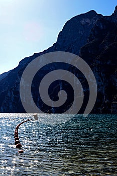 Buoys in the water - Riva - Italy photo