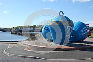 Buoys at mouth of the Tyne