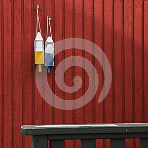 Buoys on the Red Wall