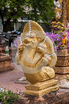 Bupa Lan Temple in the ancient city of Chiang Mai, Thailand photo