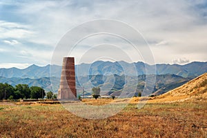 Burana Tower close to Bishkek, Kyrgyzstan, taken in August 2018