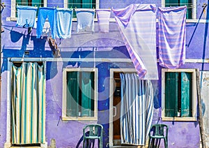 Burano Island, colorful houses