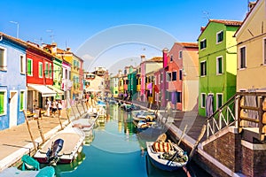 Burano island near Venice, Italy