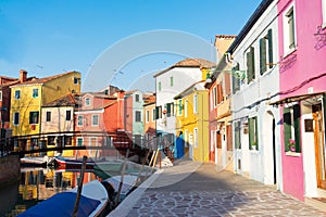 Burano island, Venice, Italy