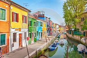 Burano island in Venice Venezia, Italy