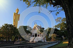 Burapha Phiram Temple and Big Buddha or Buddha Rattanamongkol Mahamuni The highest standing Buddha statue