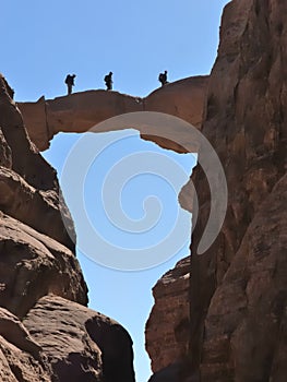 Burdah Arch in Wadi Rum, Jordan.