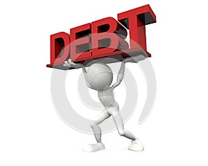 Burden debt photo