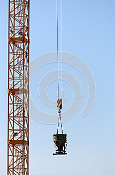 Burden lifting crane