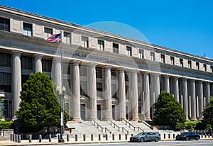 Bureau of Engraving and Printing Building in Washington DC