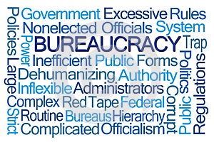 Bureaucracy Word Cloud photo