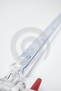 Burette on white