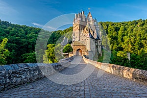 Burg Eltz castle in Rhineland-Palatinate, Germany.