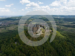 Burg Hohenzollern castle between Hechingen and Bisingen Germany, was the medieval castle of the Hohenzollern family