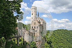 Burg Lichtenstein, a fairy-tale castle