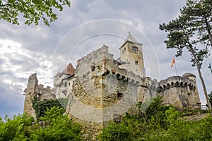 Burg Liechtenstein medival castle in Austria