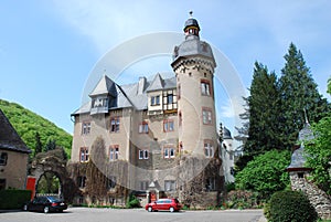 Burg Namedy a castle, Andernach, Germany