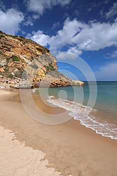 Burgau beach, Portugal photo