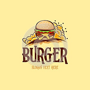 Burger Fast Food Delicious Creative Design