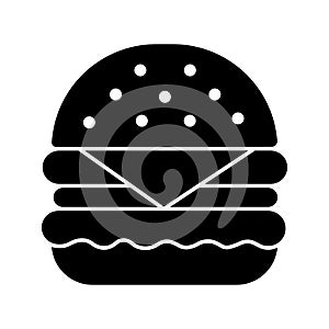 Burger Line Vector Icon which can easily modify